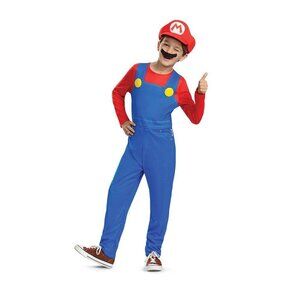 Kids' Super Mario Bros Elevated Halloween Costume Classic Mario